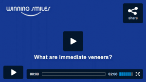 What are Immediate Veneers
